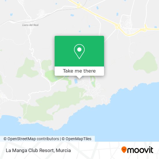 La Manga Club Resort map