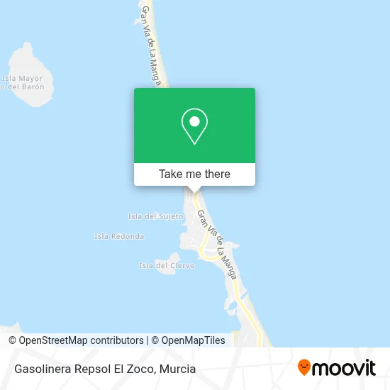 Gasolinera Repsol El Zoco map