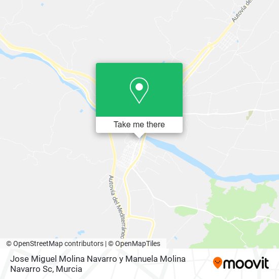 Jose Miguel Molina Navarro y Manuela Molina Navarro Sc map