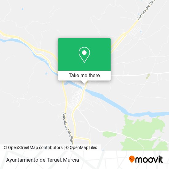 Ayuntamiento de Teruel map