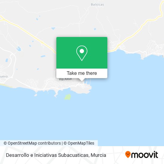 Desarrollo e Iniciativas Subacuaticas map