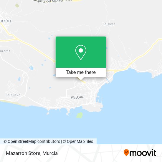 Mazarron Store map