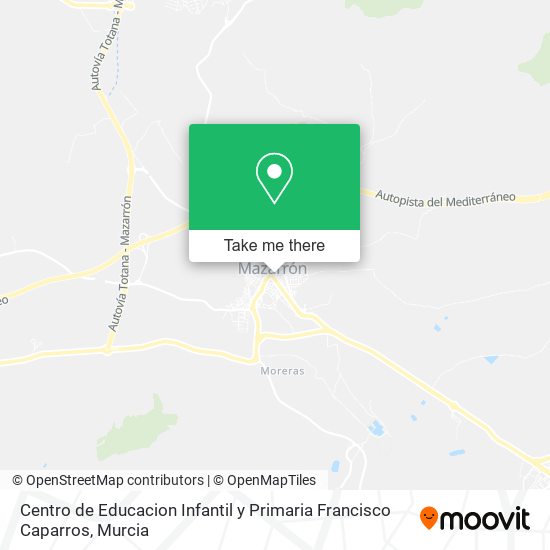 Centro de Educacion Infantil y Primaria Francisco Caparros map