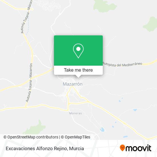 Excavaciones Alfonzo Rejino map