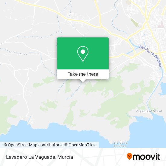 mapa Lavadero La Vaguada