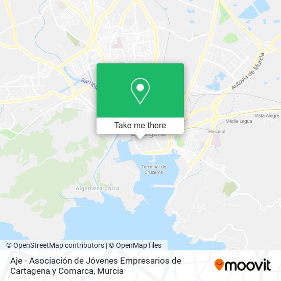 Aje - Asociación de Jóvenes Empresarios de Cartagena y Comarca map