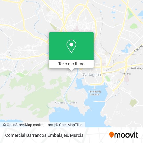 Comercial Barrancos Embalajes map