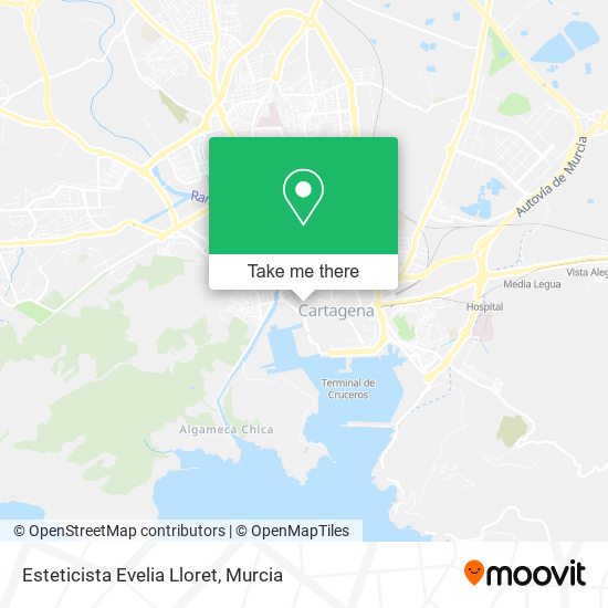 Esteticista Evelia Lloret map