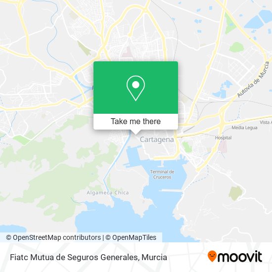 Fiatc Mutua de Seguros Generales map