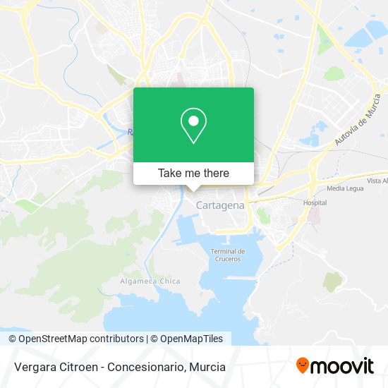 Vergara Citroen - Concesionario map