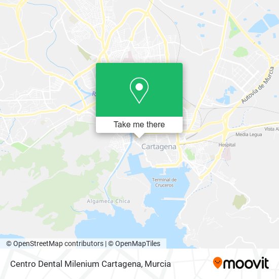 mapa Centro Dental Milenium Cartagena