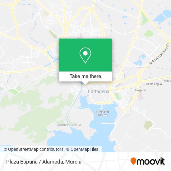 Plaza España / Alameda map
