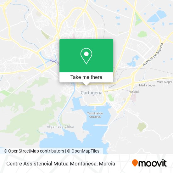 Centre Assistencial Mutua Montañesa map