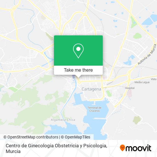 Centro de Ginecologia Obstetricia y Psicologia map