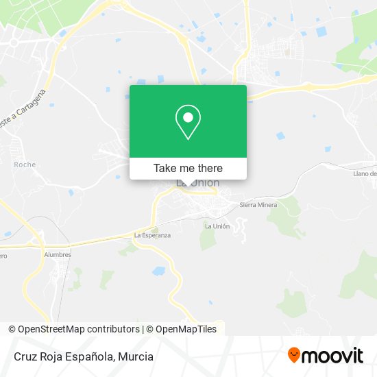 Cruz Roja Española map