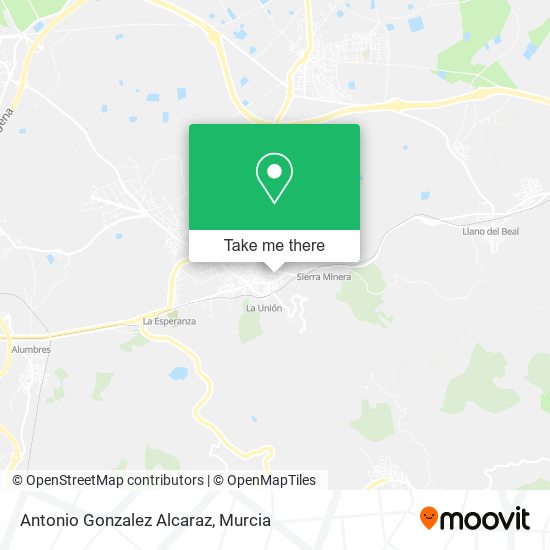 Antonio Gonzalez Alcaraz map