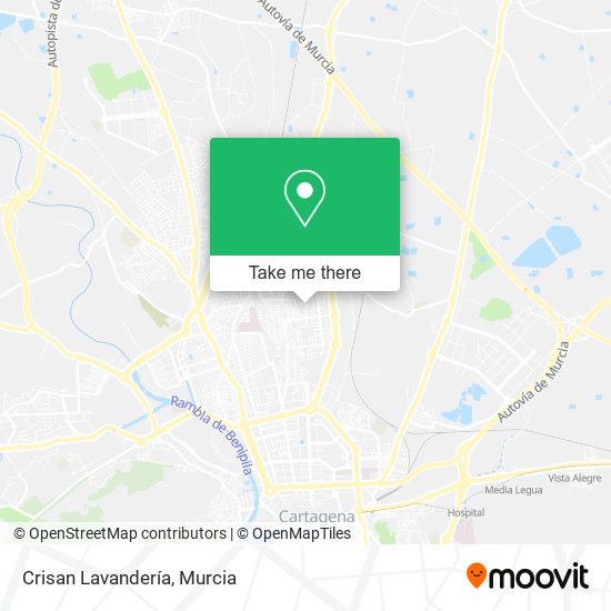 Crisan Lavandería map