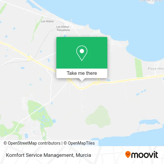 Komfort Service Management map