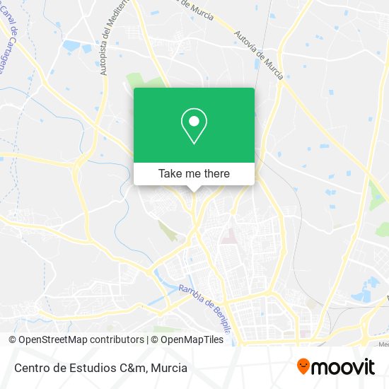 Centro de Estudios C&m map
