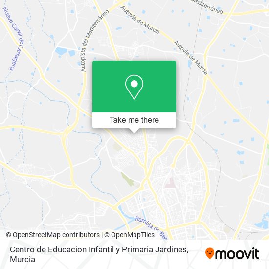 Centro de Educacion Infantil y Primaria Jardines map