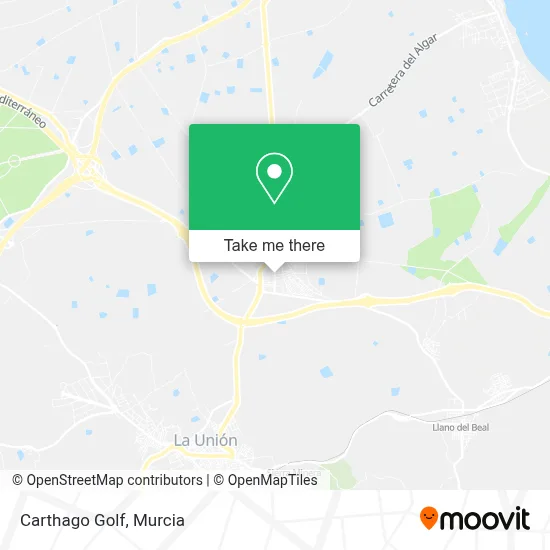 Carthago Golf map