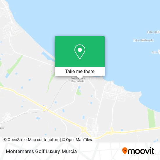 mapa Montemares Golf Luxury