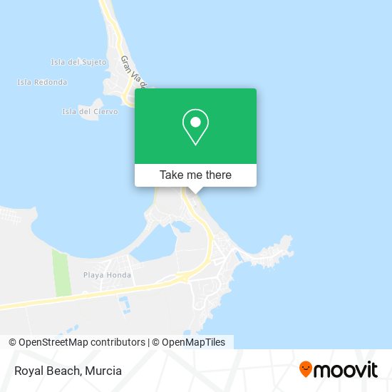 Royal Beach map