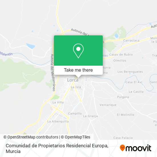 Comunidad de Propietarios Residencial Europa map