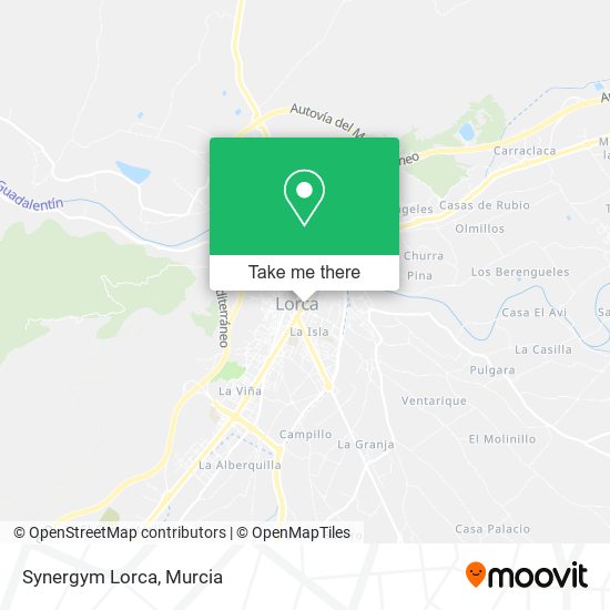 Synergym Lorca map