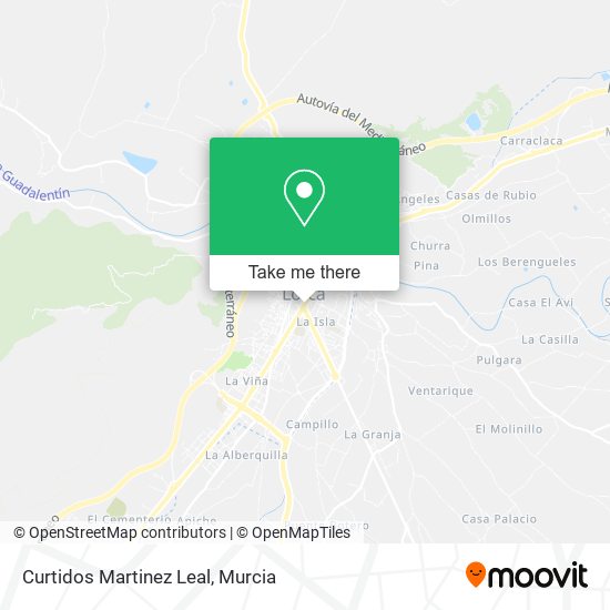 Curtidos Martinez Leal map