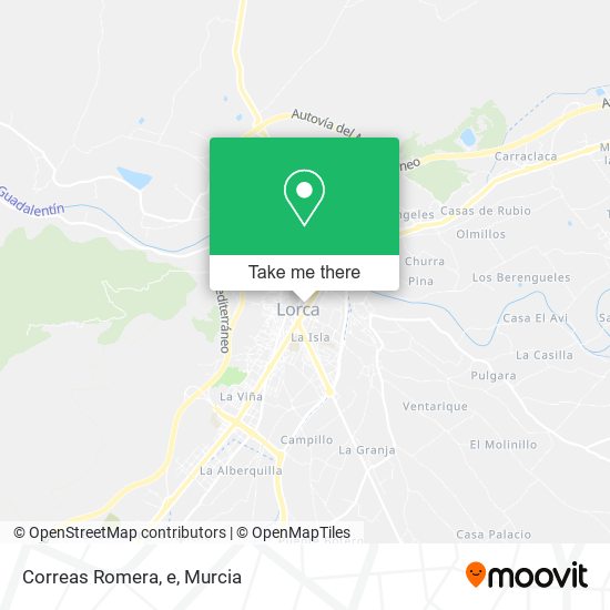 mapa Correas Romera, e