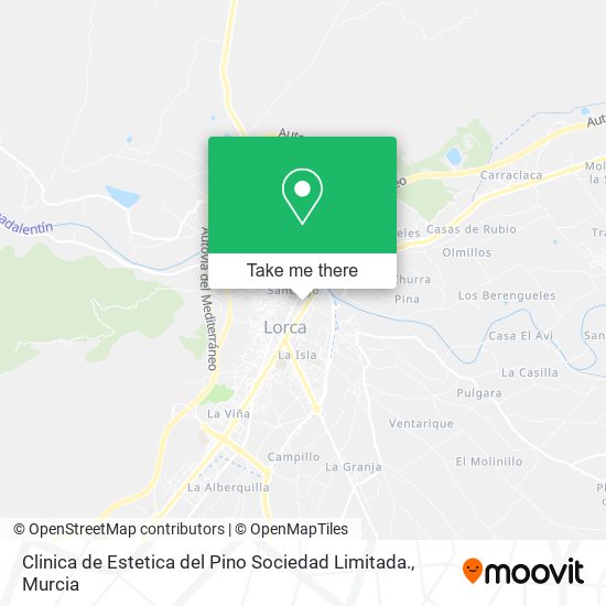 Clinica de Estetica del Pino Sociedad Limitada. map