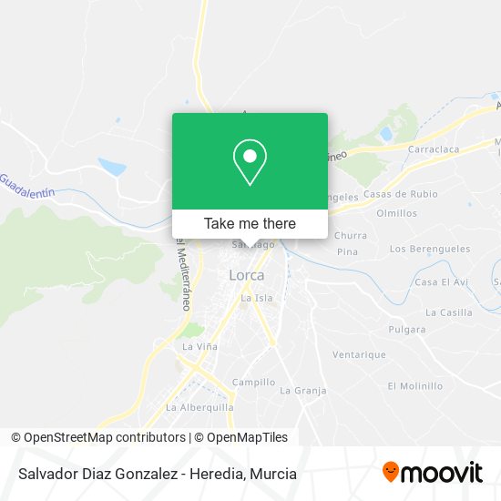 Salvador Diaz Gonzalez - Heredia map