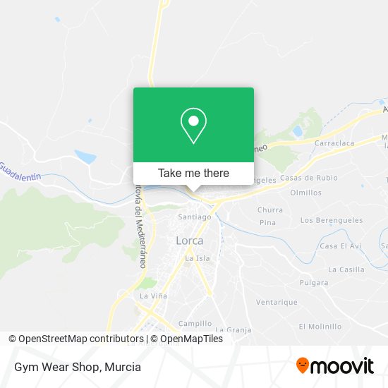 Gym Wear Shop map