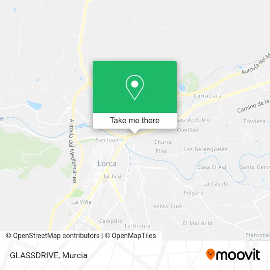 GLASSDRIVE map