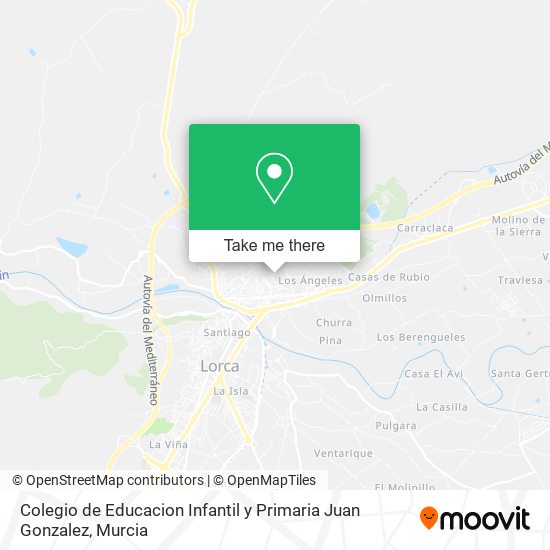Colegio de Educacion Infantil y Primaria Juan Gonzalez map