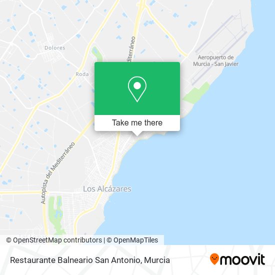 Restaurante Balneario San Antonio map