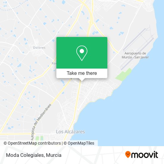 Moda Colegiales map