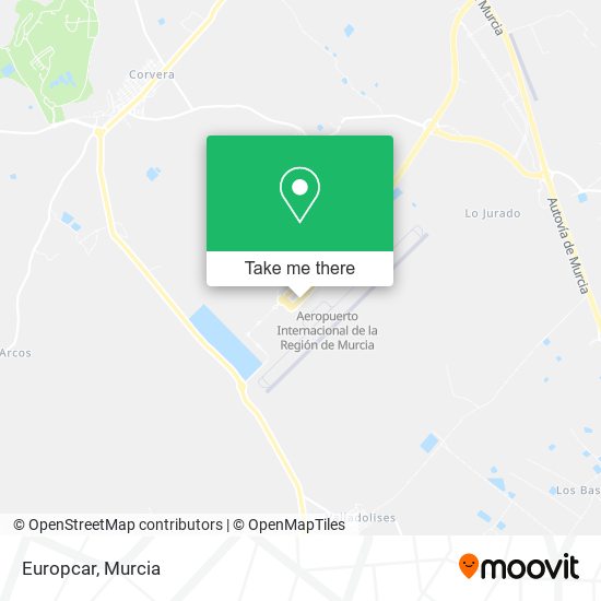 Europcar map