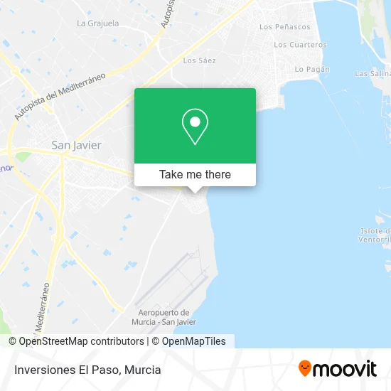 Inversiones El Paso map