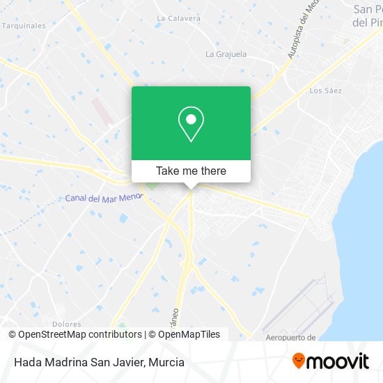 mapa Hada Madrina San Javier