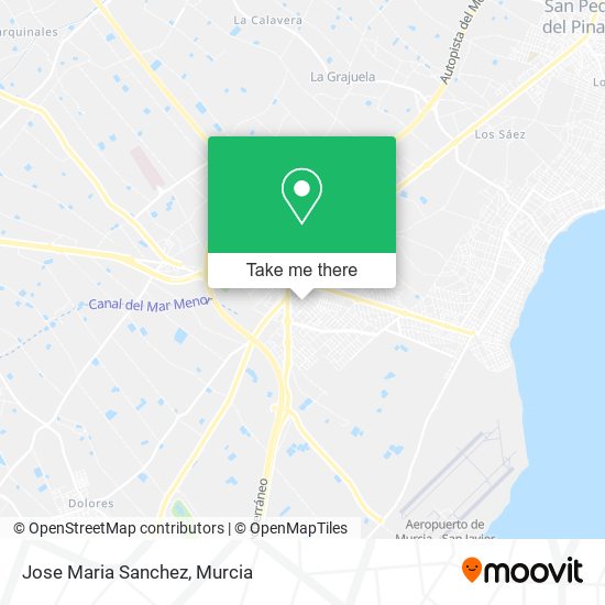 Jose Maria Sanchez map