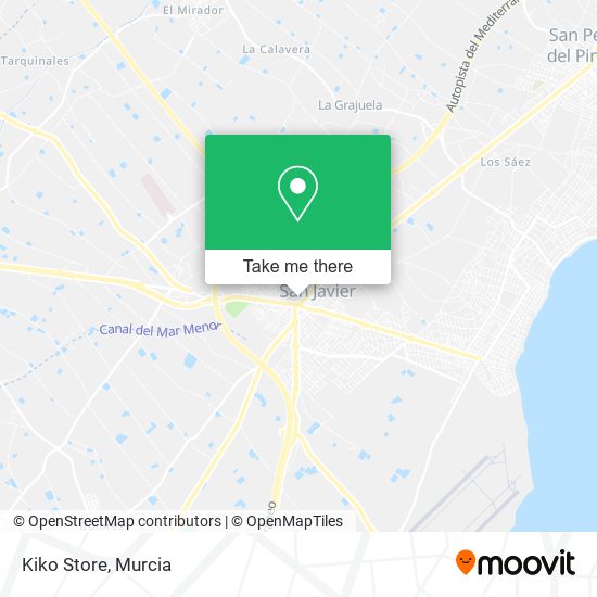 Kiko Store map