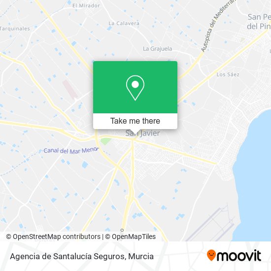 Agencia de Santalucía Seguros map