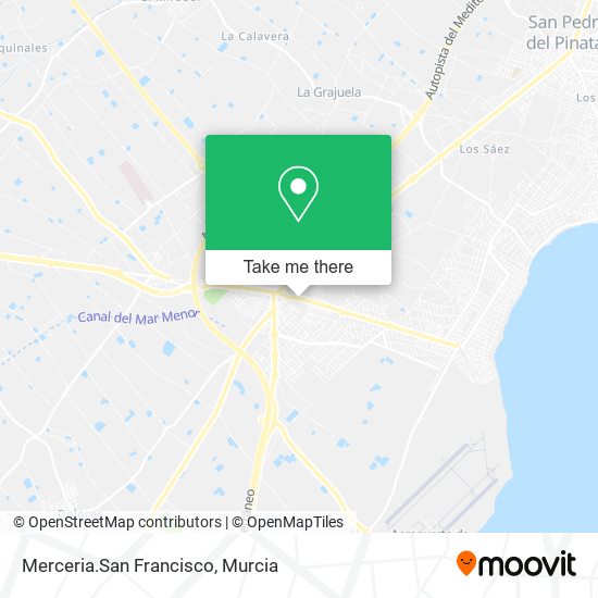 Merceria.San Francisco map