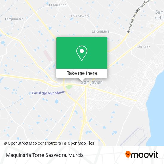 Maquinaria Torre Saavedra map