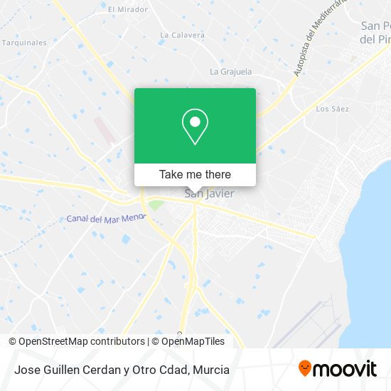 Jose Guillen Cerdan y Otro Cdad map