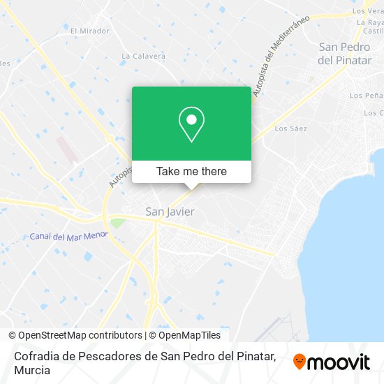 Cofradia de Pescadores de San Pedro del Pinatar map