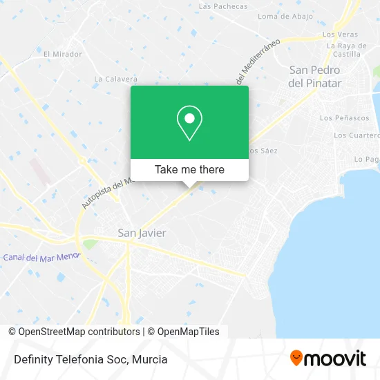 Definity Telefonia Soc map