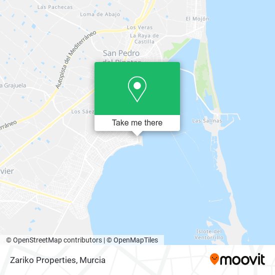 mapa Zariko Properties